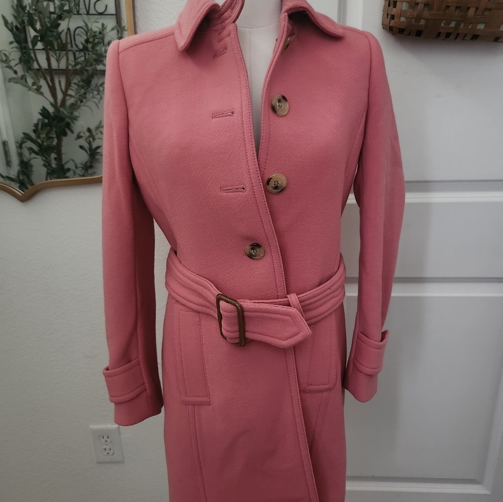 Double Cloth By J. CREW Pink Coat - Picture 7 of 7